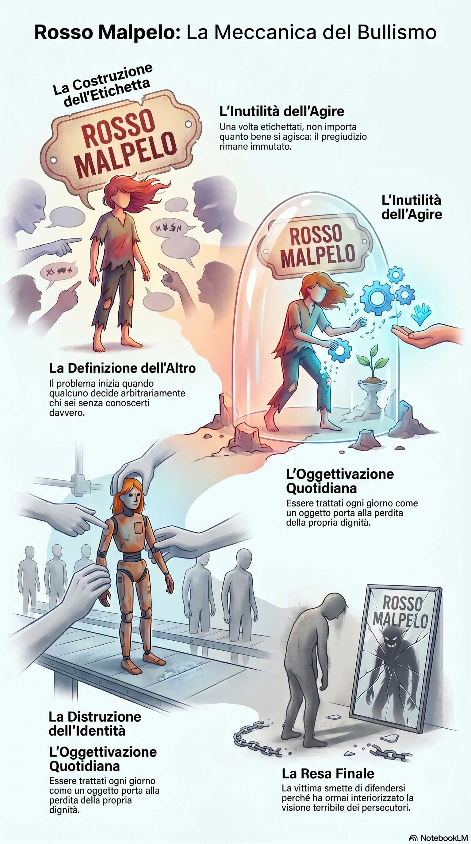 Il bullismo oggi: un ragazzo isolato dal gruppo
